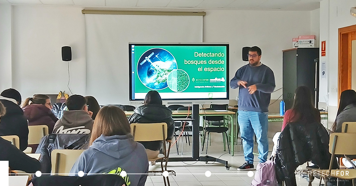 20260114 talks educational conference Recesvinto Institute Venta de Baños Palencia innovation forest management Itagra RetechFOR 1