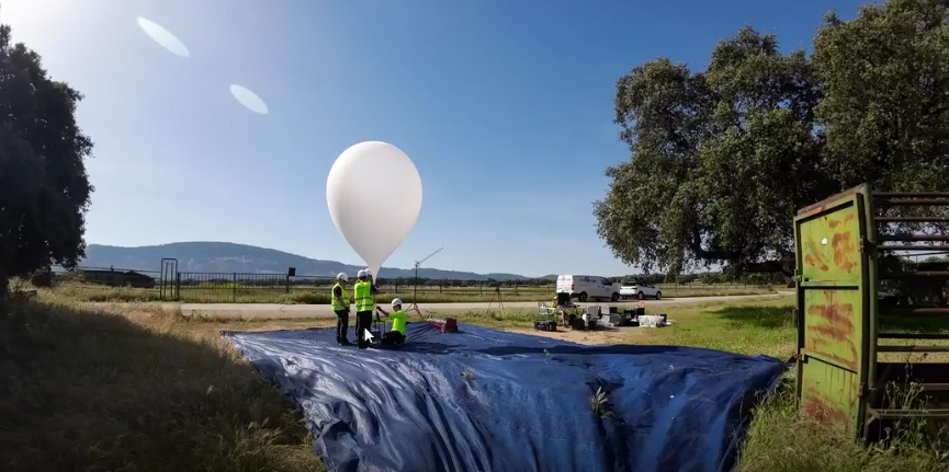 RetechFOR is testing unmanned stratospheric balloons for the detection of forest fires and pests in Castile and León